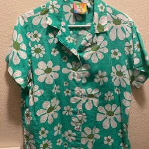 Big Bud Press Lazy Daisy Pantry Shirt Sz M